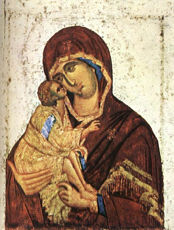 THEOPHANES the Greek Madonna of Don Icon nst